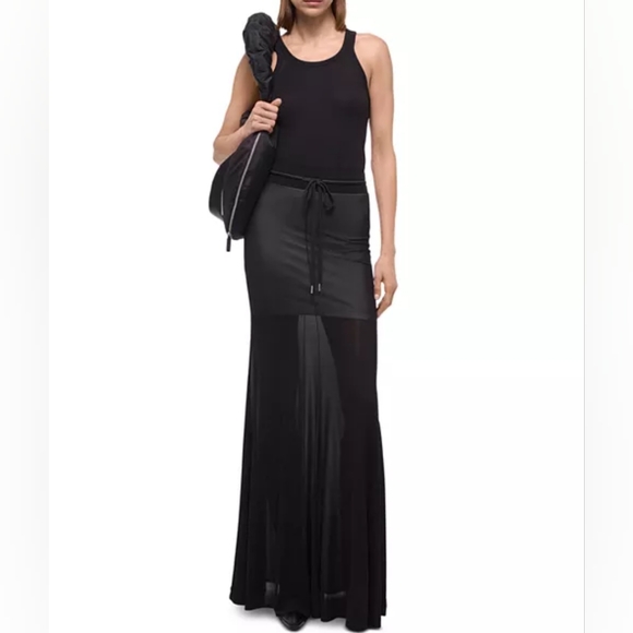 Helmut Lang Dresses & Skirts - Helmut Lang Mesh Maxi Skirt